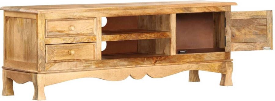 Maison Exclusive Tv-meubel 120x30x42 cm massief mangohout