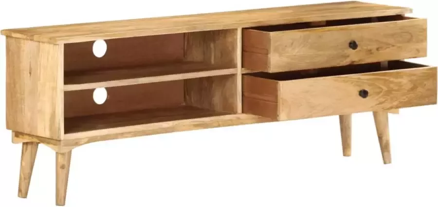 Maison Exclusive Tv-meubel 140x30x50 cm massief mangohout - Foto 2