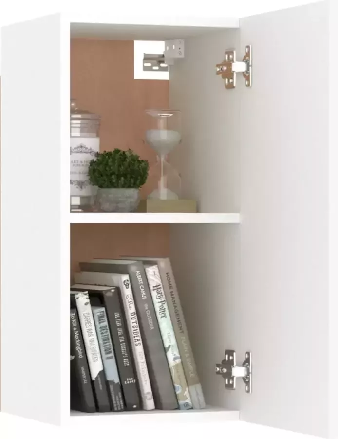 Maison Exclusive Tv-meubel 30 5x30x60 cm bewerkt hout wit