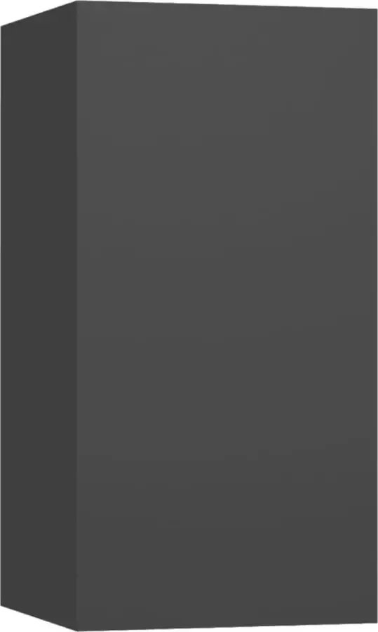 Maison Exclusive Tv-meubel 30 5x30x60 cm spaanplaat grijs