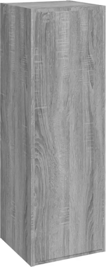 Maison Exclusive Tv-meubel 30 5x30x90 cm bewerkt hout grijs sonoma eikenkleurig
