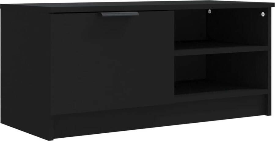 Maison Exclusive Tv-meubel 80x35x36 5 cm bewerkt hout zwart