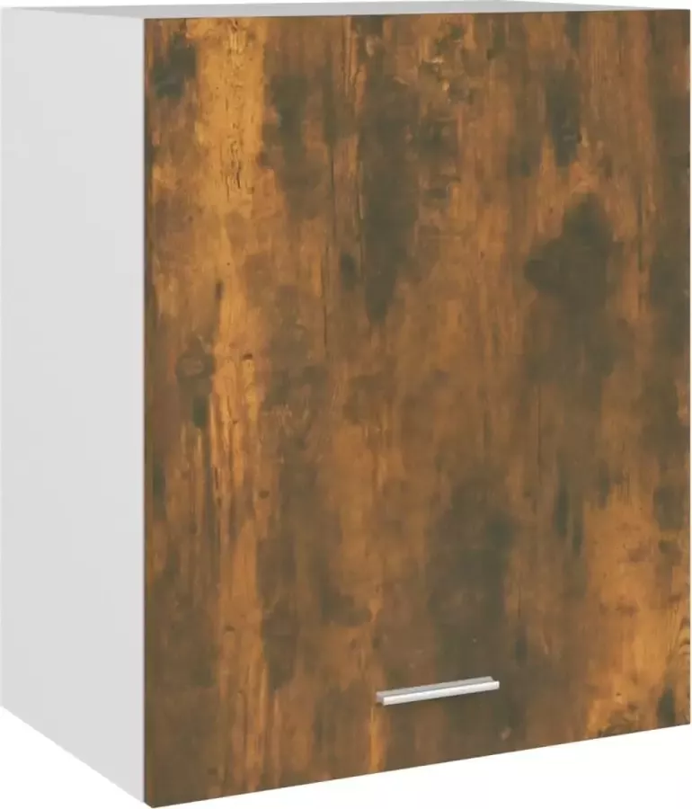 Maison Exclusive Wandkast hangend 50x31x60 cm bewerkt hout gerookt eikenkleurig