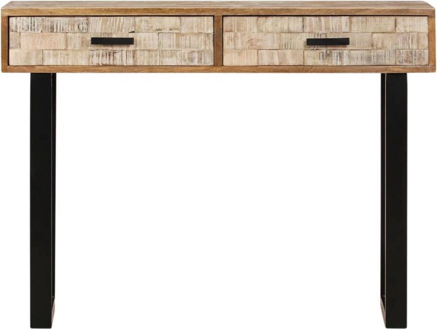 Maison Exclusive Wandtafel 100x30x75 cm massief mangohout