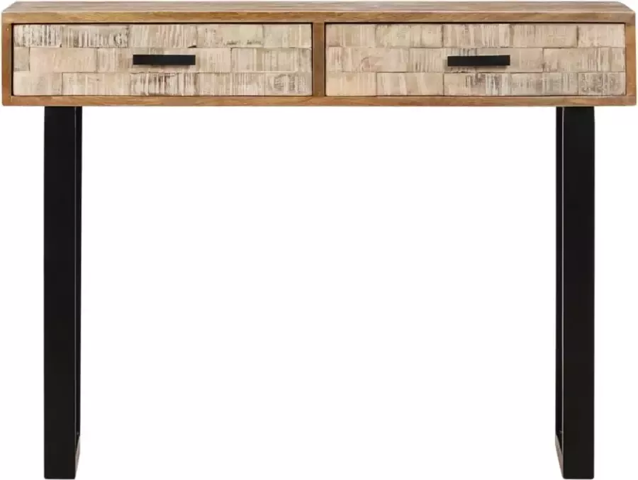 Maison Exclusive Wandtafel 100x30x75 cm massief mangohout