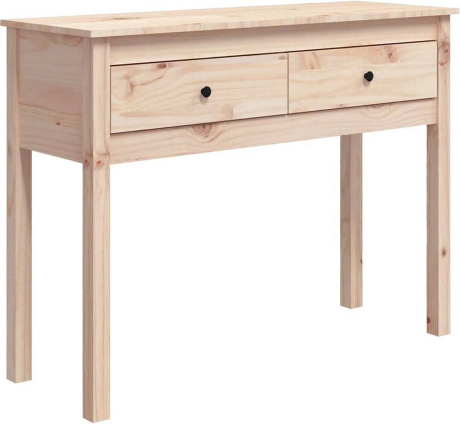 Maison Exclusive Wandtafel 100x35x75 cm massief grenenhout