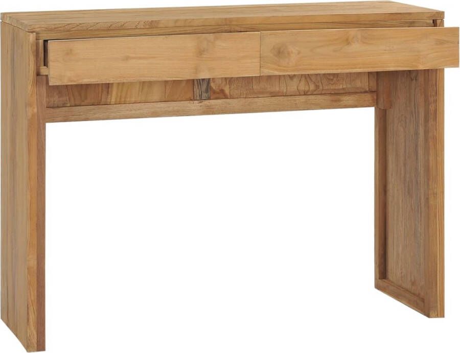 Maison Exclusive Wandtafel 100x35x75 cm massief teakhout