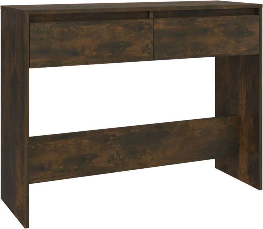 Maison Exclusive Wandtafel 100x35x76 5 cm spaanplaat gerookt eikenkleurig