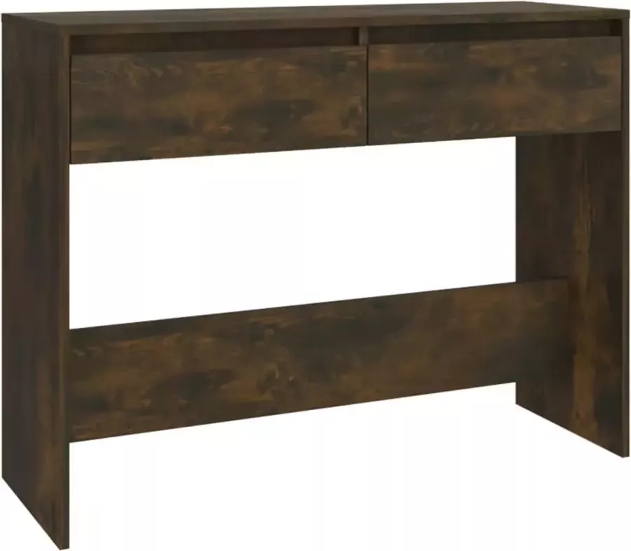 Maison Exclusive Wandtafel 100x35x76 5 cm spaanplaat gerookt eikenkleurig
