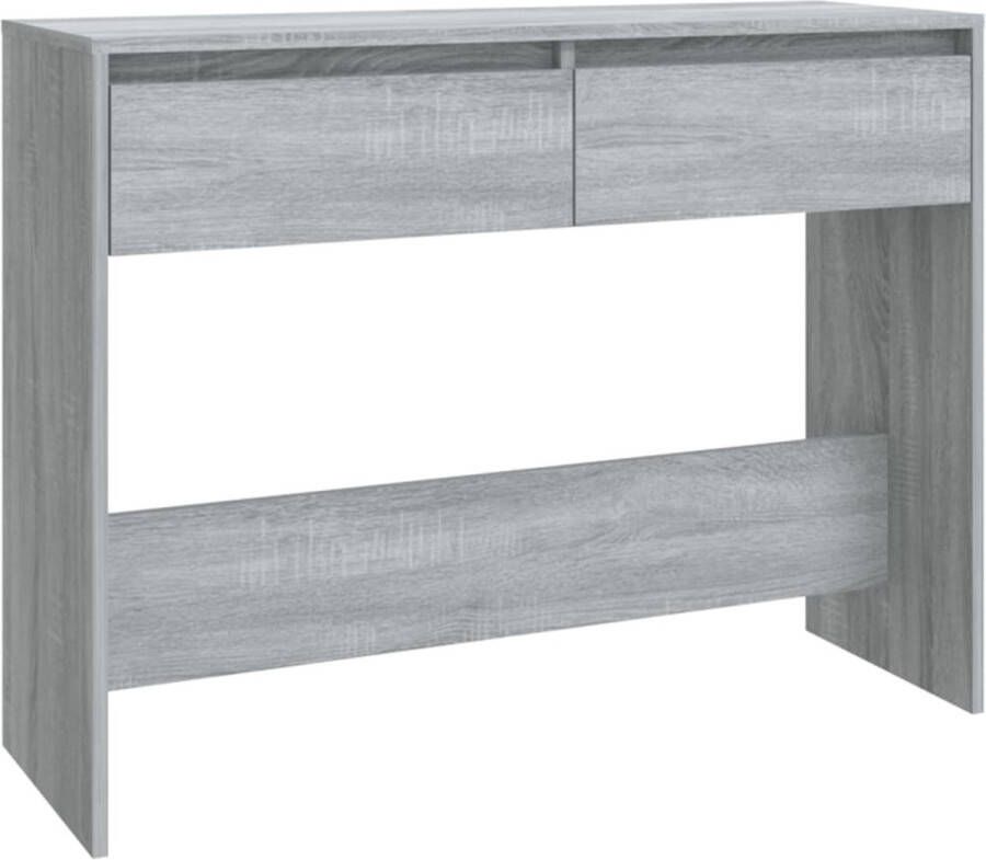Maison Exclusive Wandtafel 100x35x76 5 cm spaanplaat grijs sonoma eikenkleurig