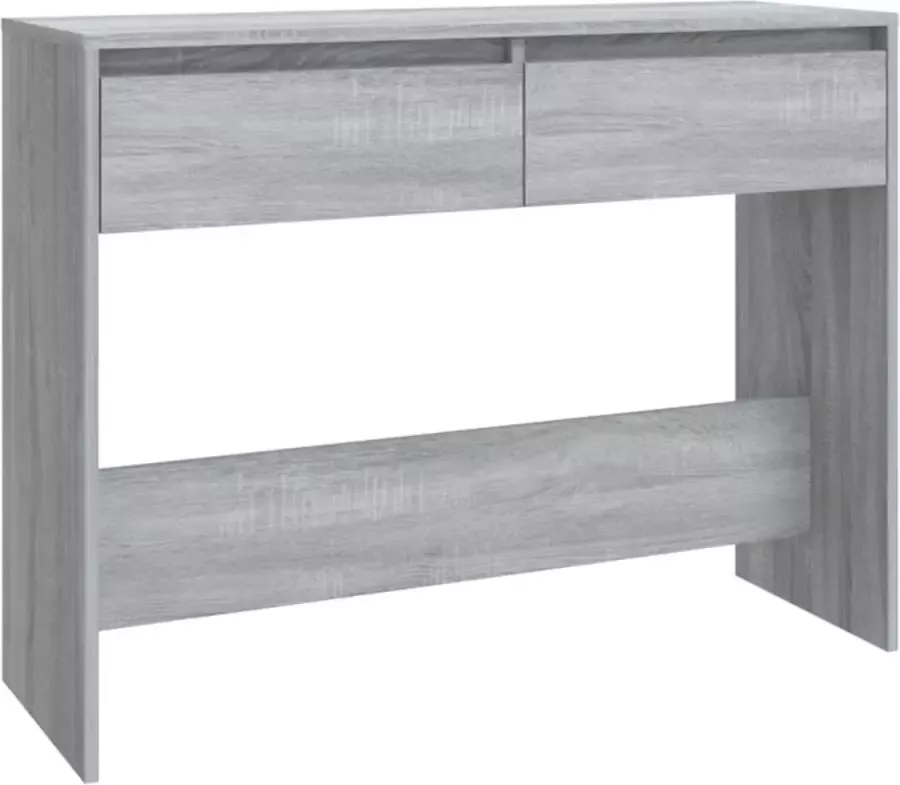 Maison Exclusive Wandtafel 100x35x76 5 cm spaanplaat grijs sonoma eikenkleurig