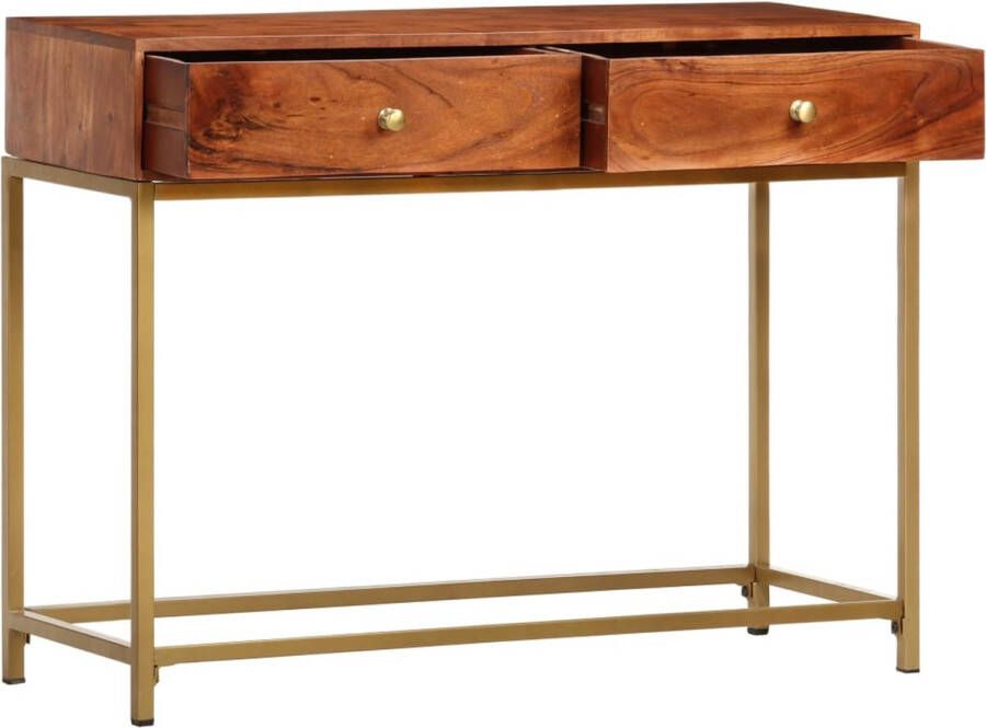 Maison Exclusive Wandtafel 100x35x76 cm massief acaciahout