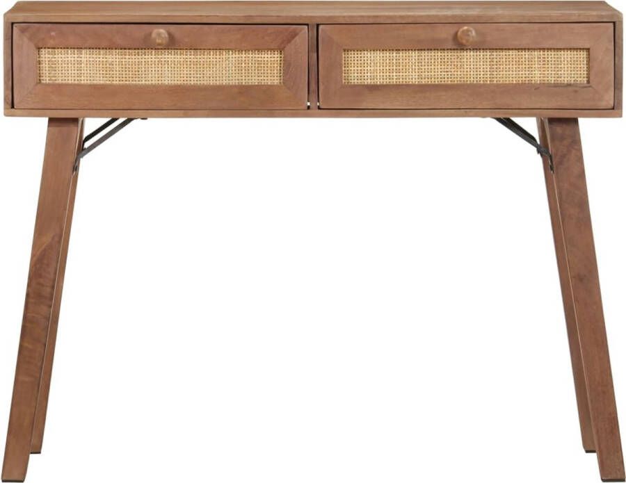 Maison Exclusive Wandtafel 100x35x76 cm massief mangohout
