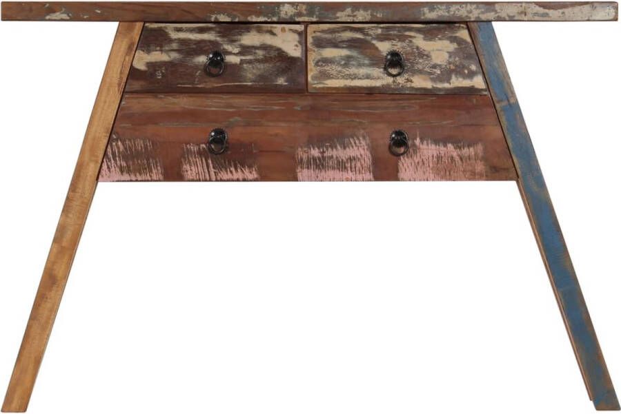 Maison Exclusive Wandtafel 110x30x75 cm massief gerecycled hout