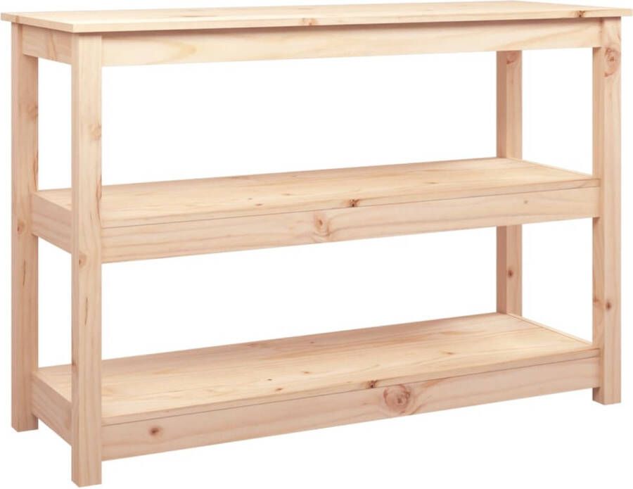 Maison Exclusive Wandtafel 110x40x74 cm massief grenenhout