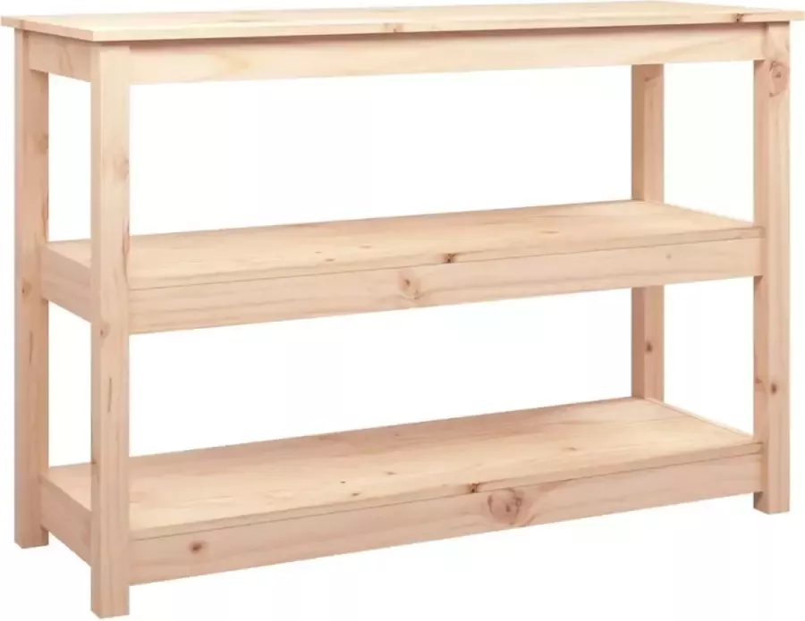 Maison Exclusive Wandtafel 110x40x74 cm massief grenenhout