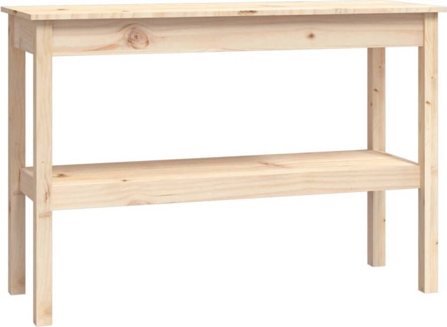 Maison Exclusive Wandtafel 110x40x75 cm massief grenenhout