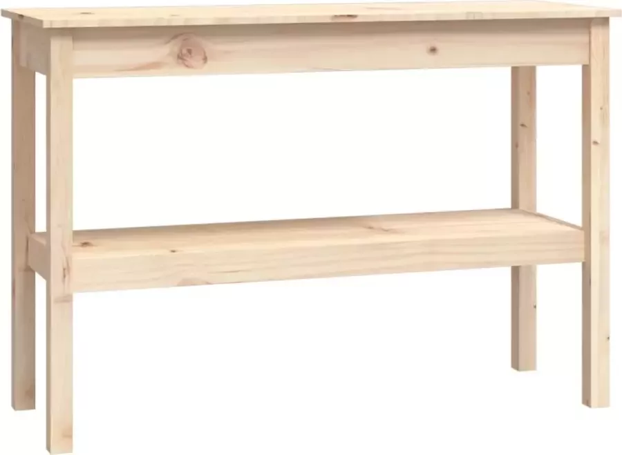 Maison Exclusive Wandtafel 110x40x75 cm massief grenenhout