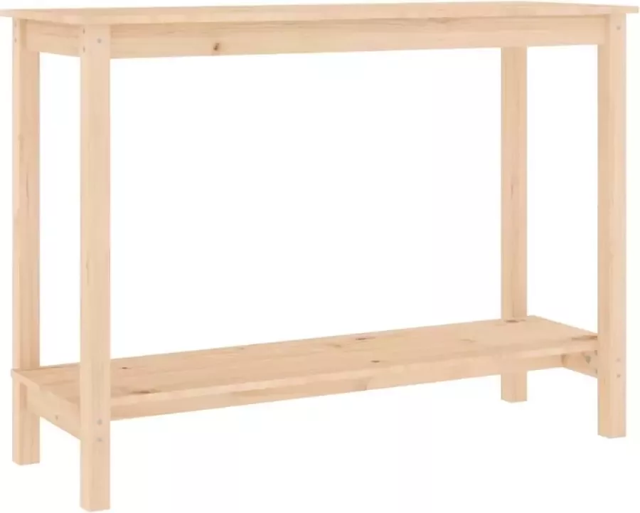 Maison Exclusive Wandtafel 110x40x80 cm massief grenenhout