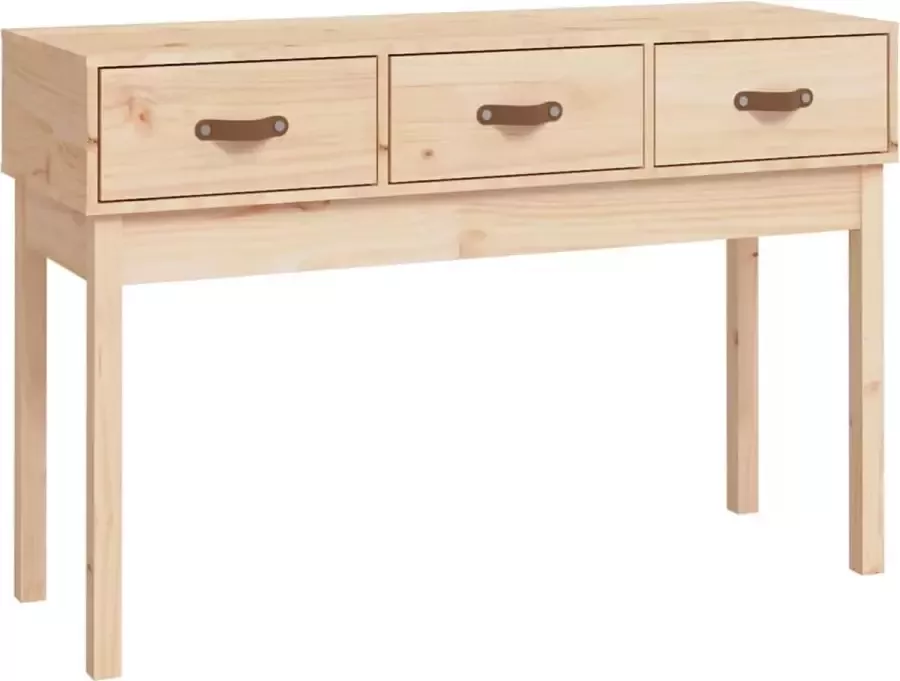 Maison Exclusive Wandtafel 114x40x75 cm massief grenenhout