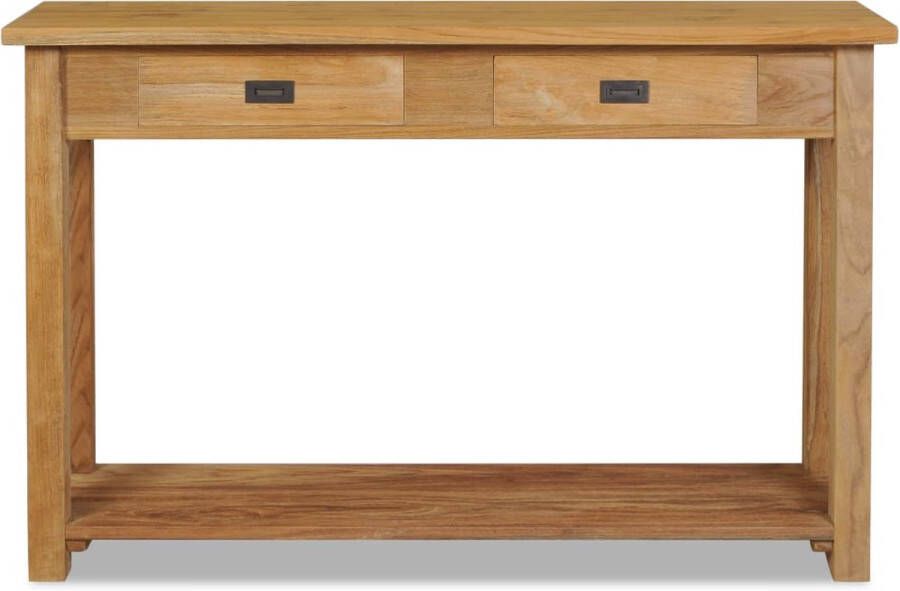 Maison Exclusive Wandtafel 120x30x80 cm massief teakhout