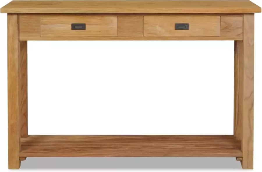 Maison Exclusive Wandtafel 120x30x80 cm massief teakhout