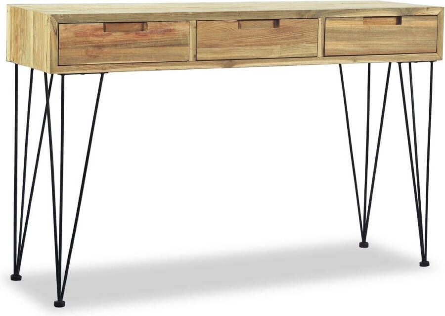 Maison Exclusive Wandtafel 120x35x76 cm massief teakhout
