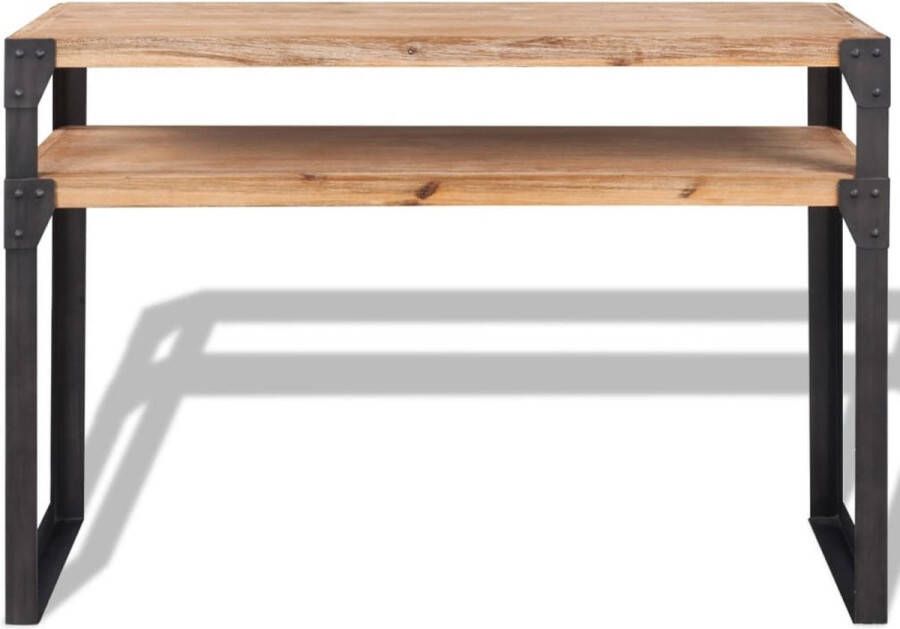 Maison Exclusive Wandtafel 120x40x85 cm massief acaciahout