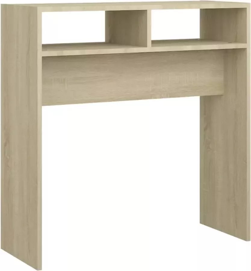 Maison Exclusive Wandtafel 78x30x80 cm spaanplaat sonoma eikenkleurig