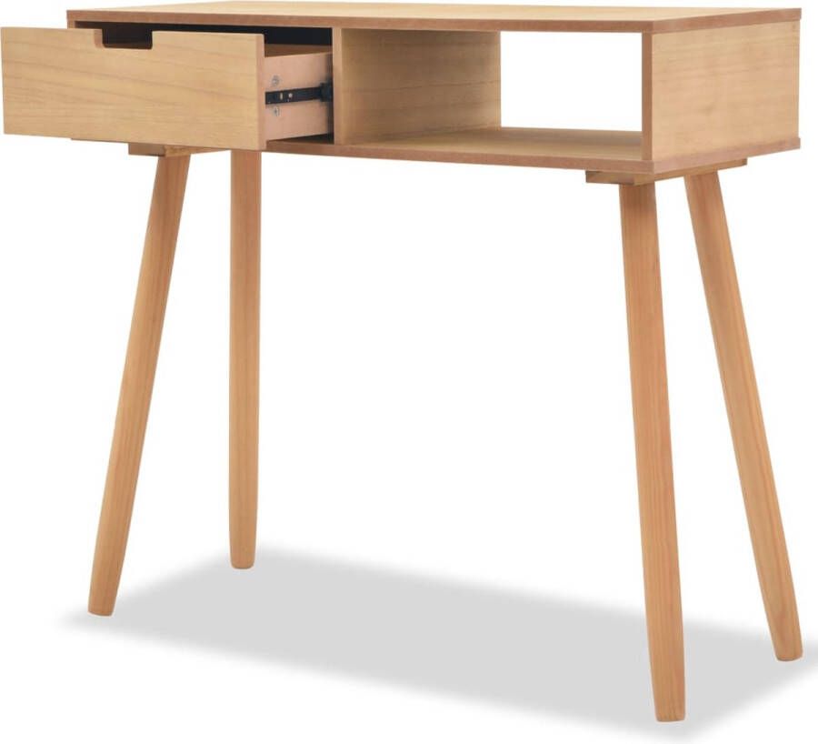 Maison Exclusive Wandtafel 80x30x72 cm massief grenenhout bruin