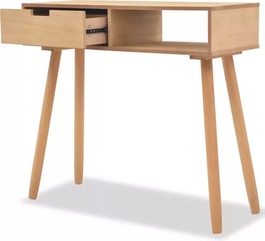 Maison Exclusive Wandtafel 80x30x72 cm massief grenenhout bruin