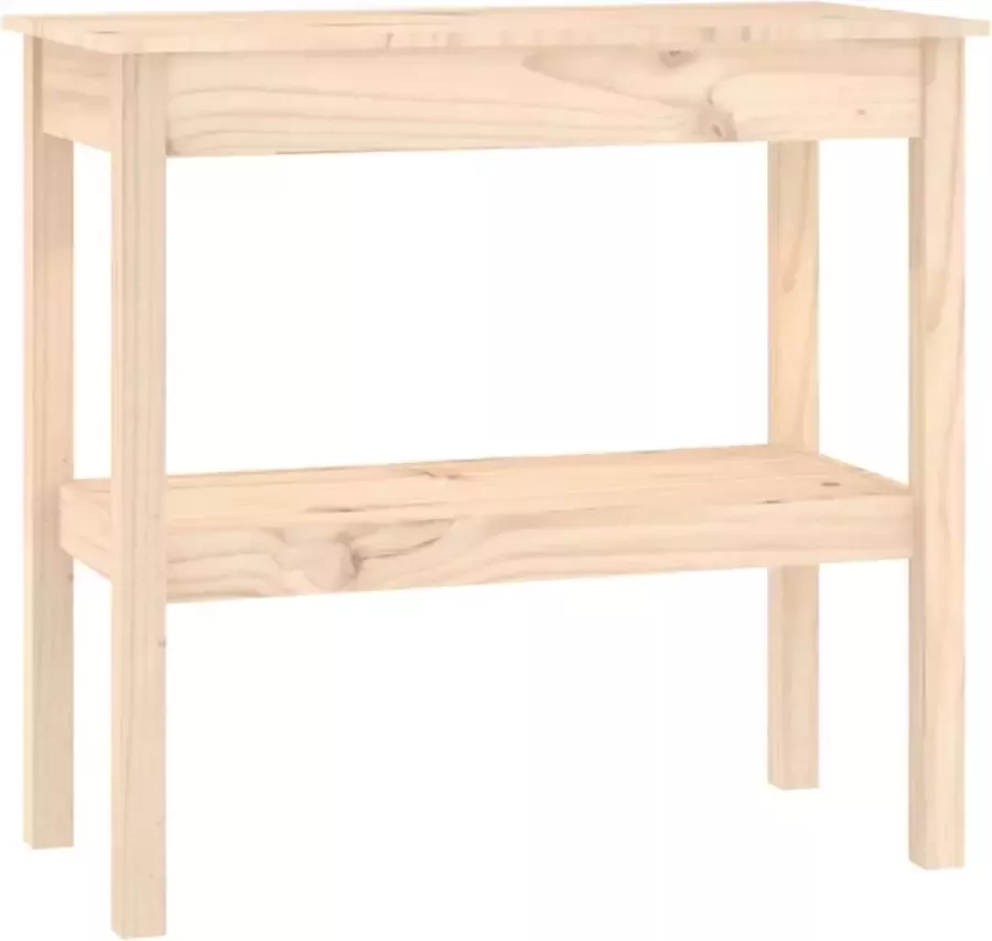 Maison Exclusive Wandtafel 80x40x75 cm massief grenenhout