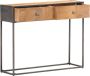 Maison Exclusive Wandtafel 90x30x75 cm massief gerecycled hout - Thumbnail 2