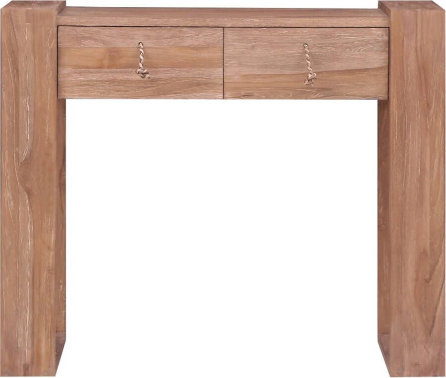Maison Exclusive Wandtafel 90x35x75 cm massief teakhout