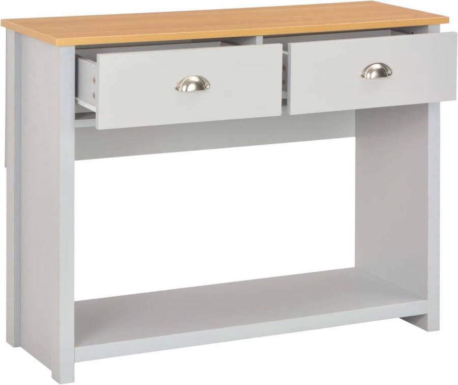 Maison Exclusive Wandtafel 97x35x76 cm grijs