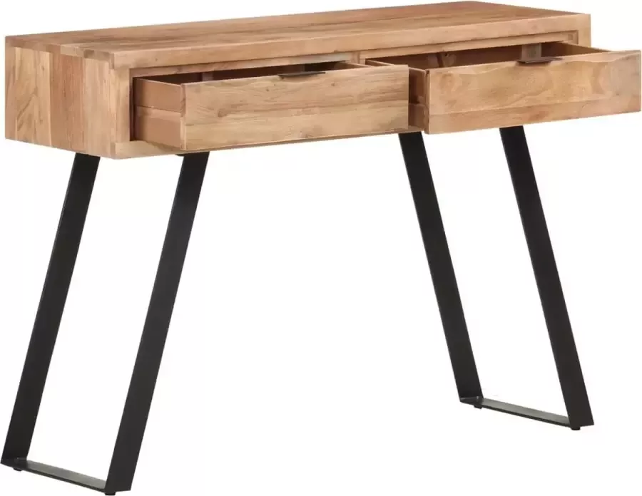 Maison Exclusive Wandtafel met natuurlijke rand 100x35x76 cm massief acaciahout
