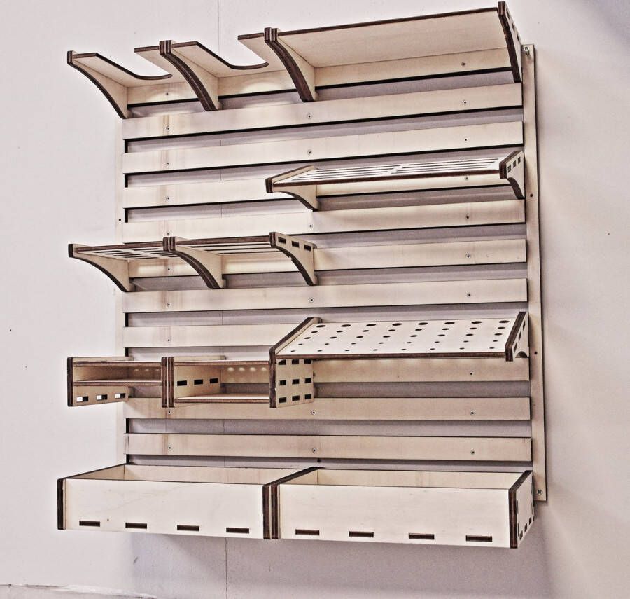 MakersDen gereedschap opbergsysteem French cleat