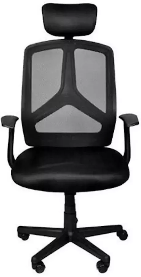 Malatec Smid Ergonomische bureaustoel met hoofdsteun bureaustoel Ergonomische Bureaustoel Draai Stoel Zwart