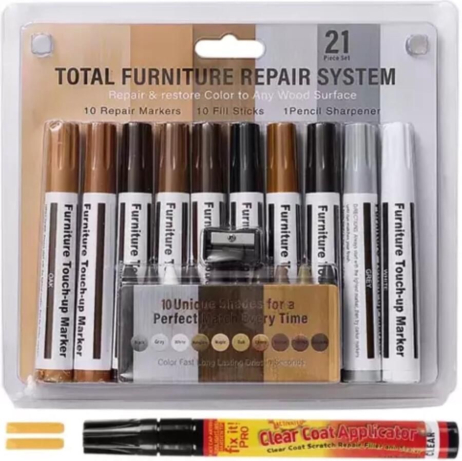 Malatec 22-in-1 Meubelreparatieset Perfect voor Elk Herstelproject
