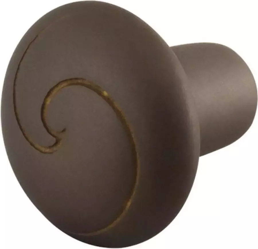 Mandelli 2024 B meubelknop 25mm matbrons