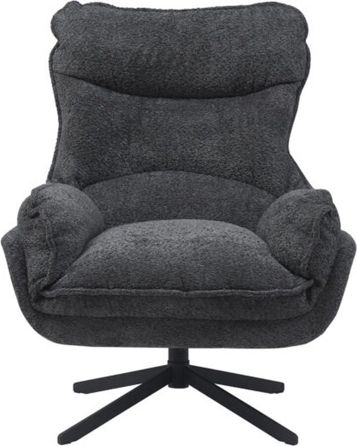Mangoe Meubels Fauteuil Vera Dark Grey