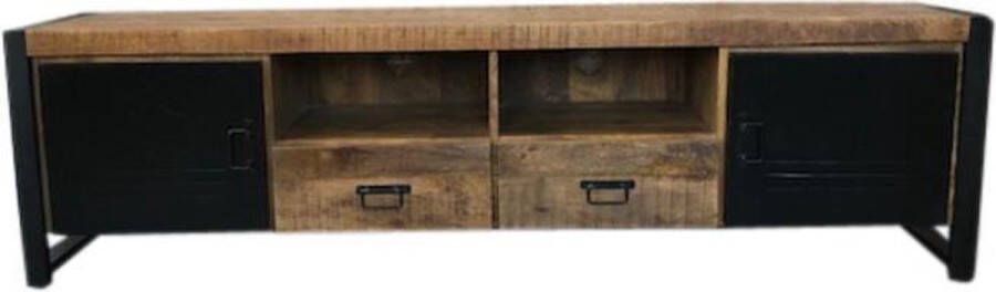 Mangoe Meubels Mangohout TV-Meubel Dressoir Tv kast Bas 200x45x55 cm mango hout