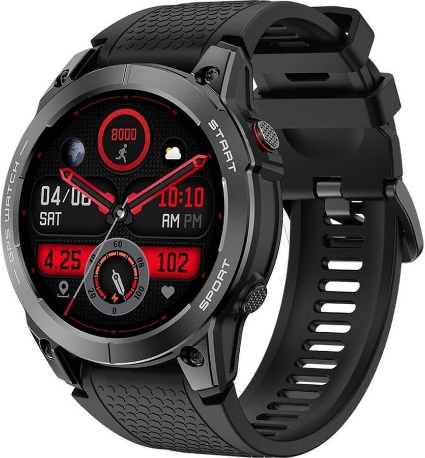 Manta Smartwatch Activ X GPS Czarny + Pasek