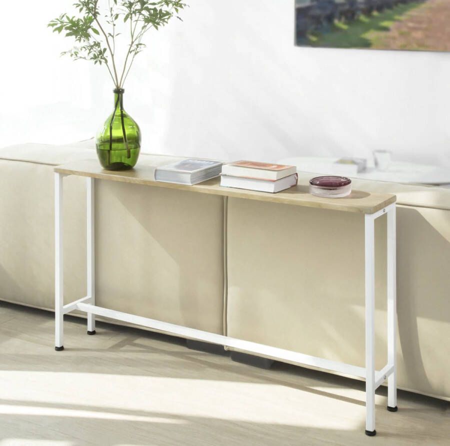 MARA Console Tafel Dressoir Metaal MDF 120 x 20 x 65 cm