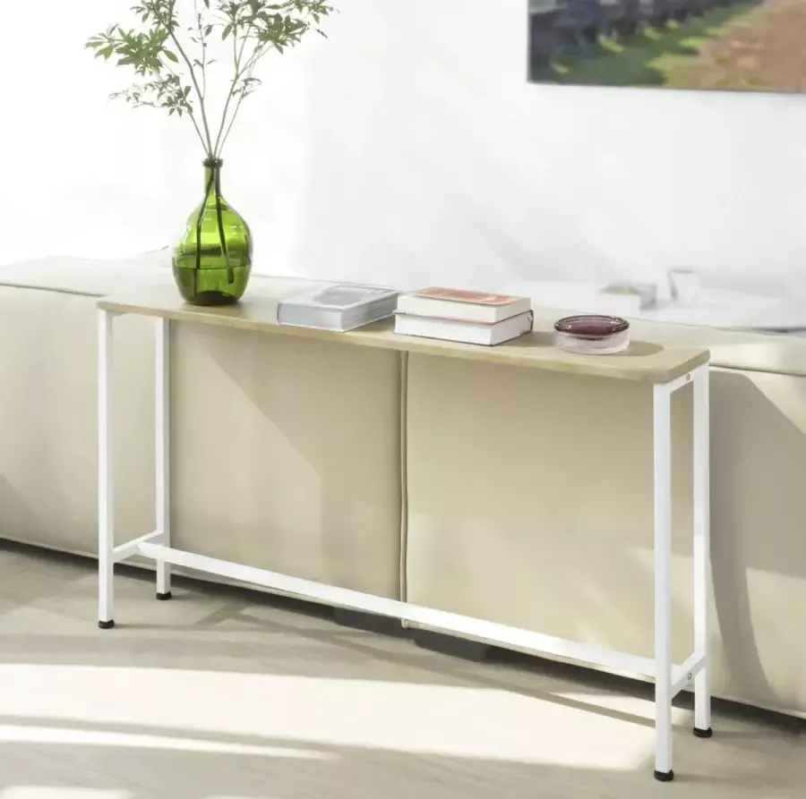 MARA Console Tafel Dressoir Metaal MDF 120 x 20 x 65 cm