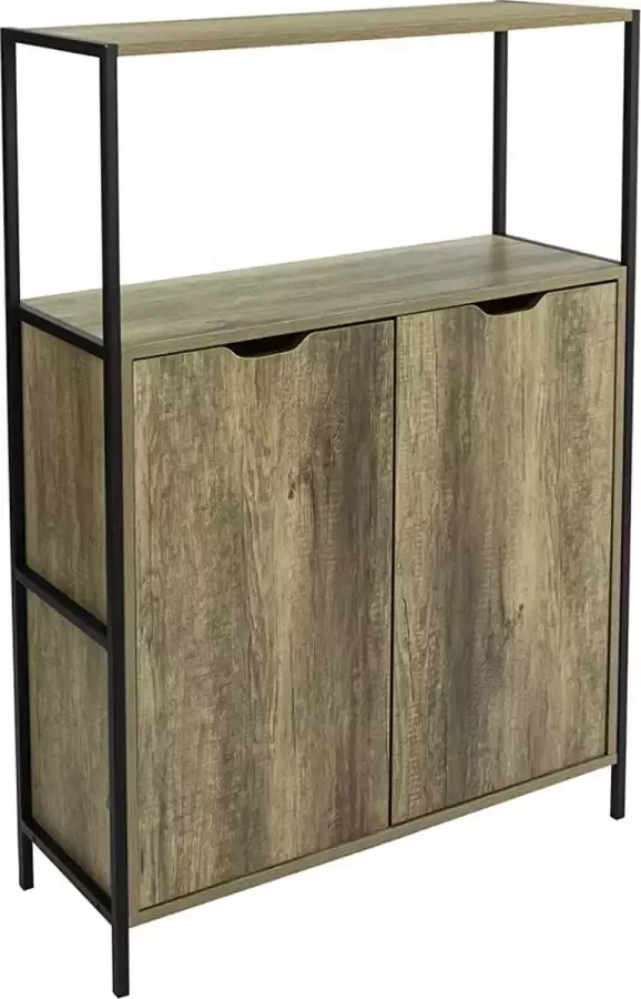 MARA Dressoir Console tafel Kast Industrieel MDF 83 x 30 x 114 cm