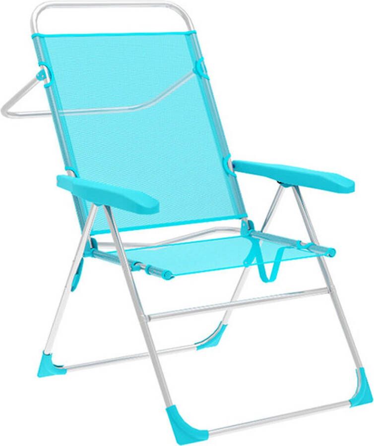 Marbueno Vouwbare Stoel Aquamarijn 59 x 97 x 61 cm