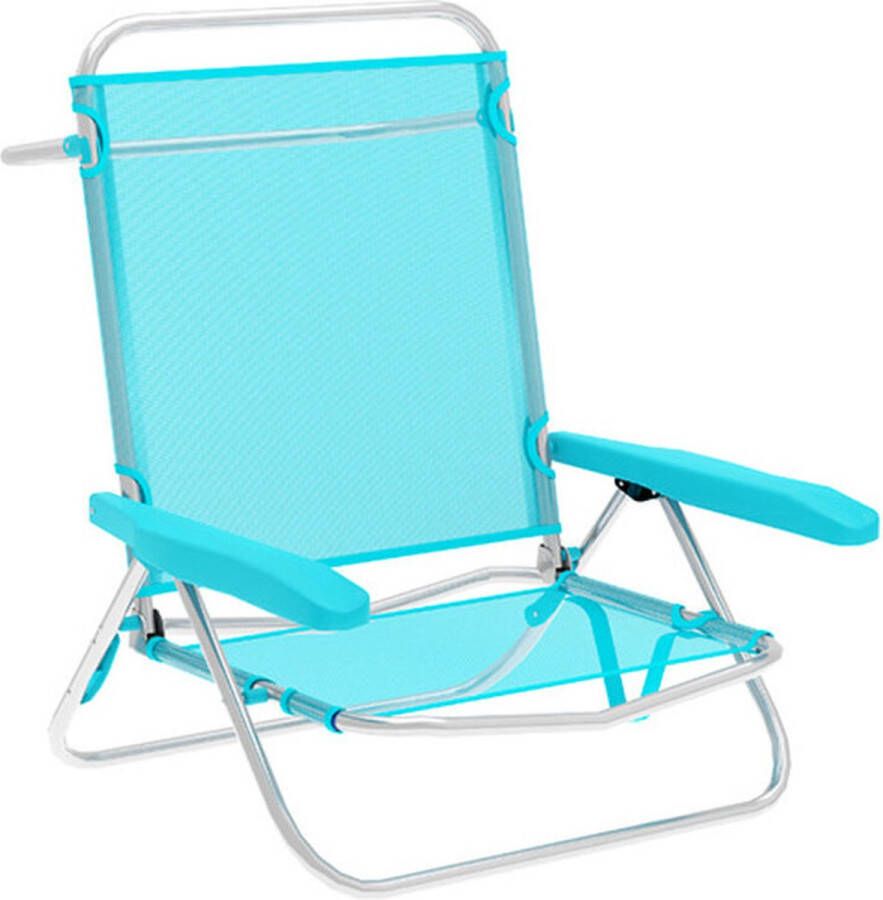 Marbueno Vouwbare Stoel Aquamarijn 63 x 78 x 76 cm