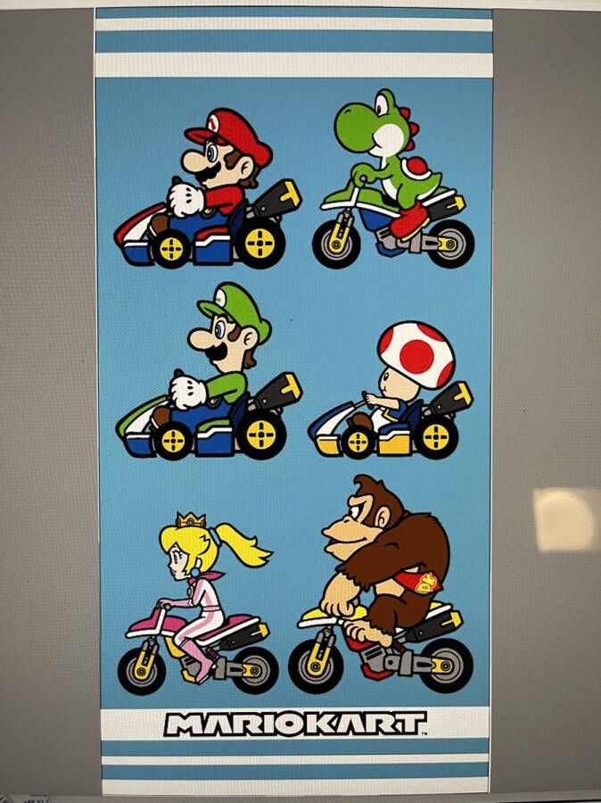 Mario Kart Badlaken 70x140cm Katoen