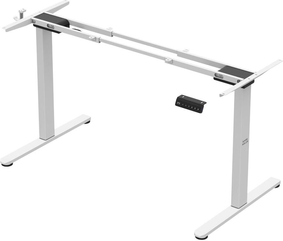 Mark Adler Elektrisch bureauframe Xeno 4.5 Wit – 73–119 cm – 2 motoren – Tot 100 kg – Zit-Sta